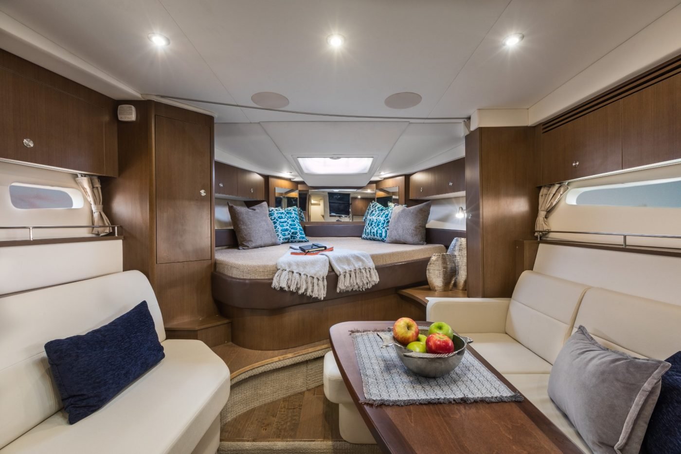 premium amenities inside the cabin